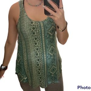 Hollister Green Tank Top